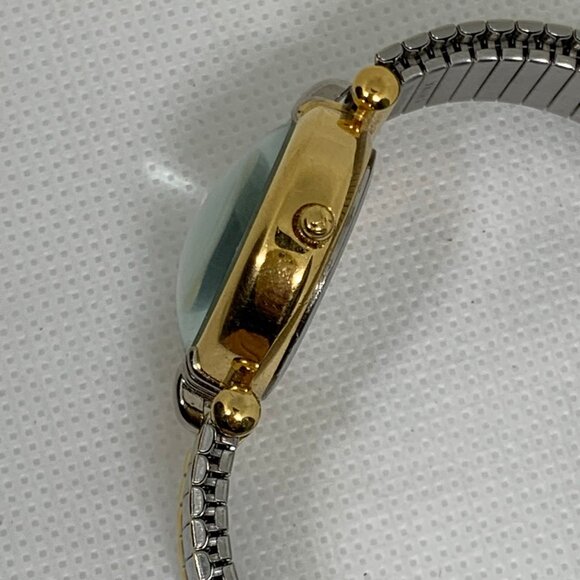 Women’s Vintage Fossil Gold two tone Watch 26mm Roman indices quartz running main image 8